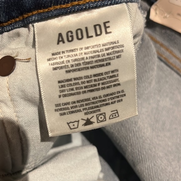 New Agolde Toni Mid Rise Straight in Stratosphere - Picture 14 of 15